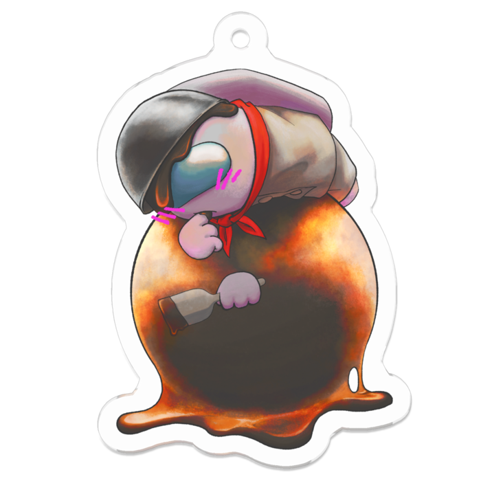 アクリルキーホルダー - 50 x 50 (mm)