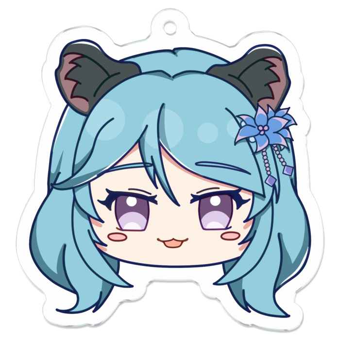 アクリルキーホルダー - 50 x 50 (mm)