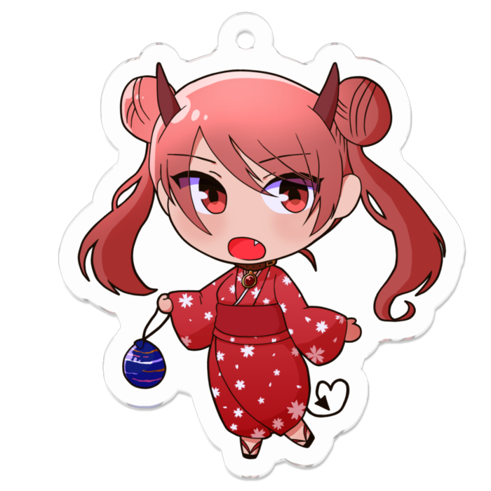 アクリルキーホルダー - 50 x 50 (mm)