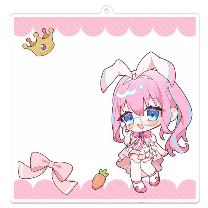 アクリルキーホルダー - 100 x 100 (mm)
