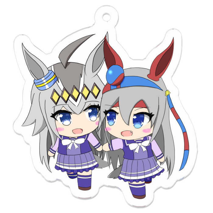アクリルキーホルダー - 50 x 50 (mm)