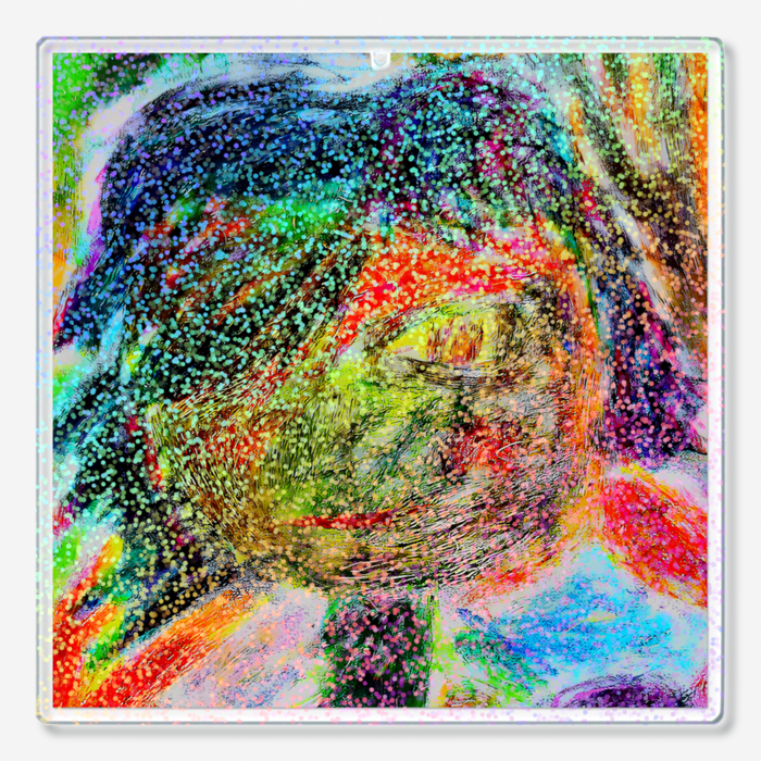 ホログラムアクリルキーホルダー - 100 × 100mm(3)