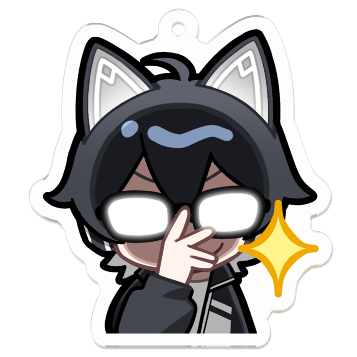 アクリルキーホルダー - 50 x 50 (mm)