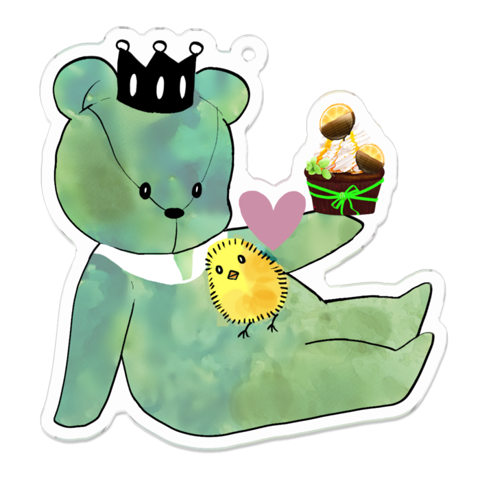 アクリルキーホルダー - 70 x 70 (mm)