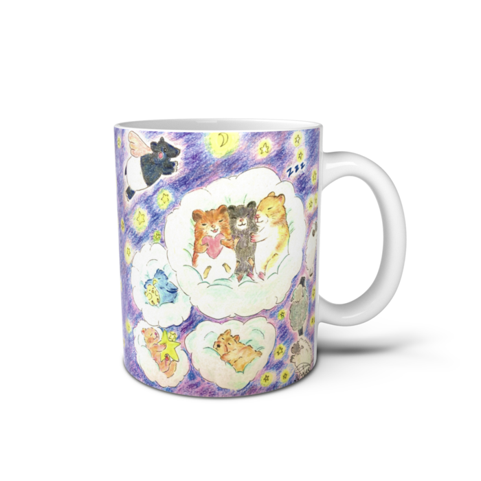 マグカップ - 直径 8cm / 高さ 9.5cm