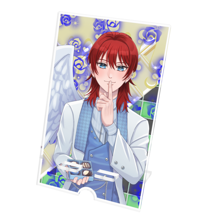 アクリルスマホスタンド - 100x160mm(ケーブル穴あり)(1)