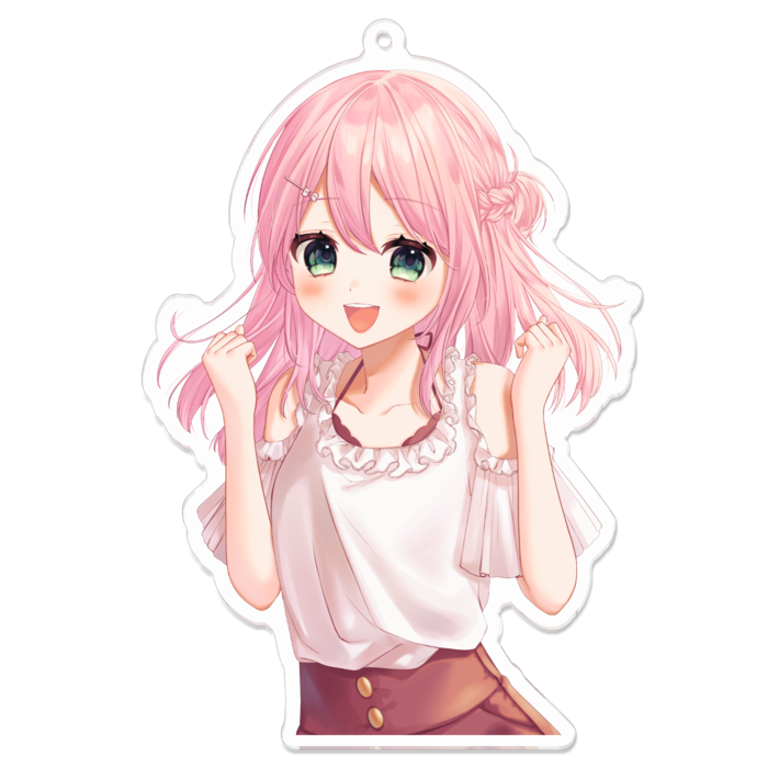 アクリルキーホルダー - 100 x 100 (mm)