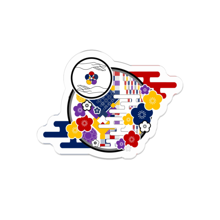 アクリルバッジ - 50 x 50 (mm)