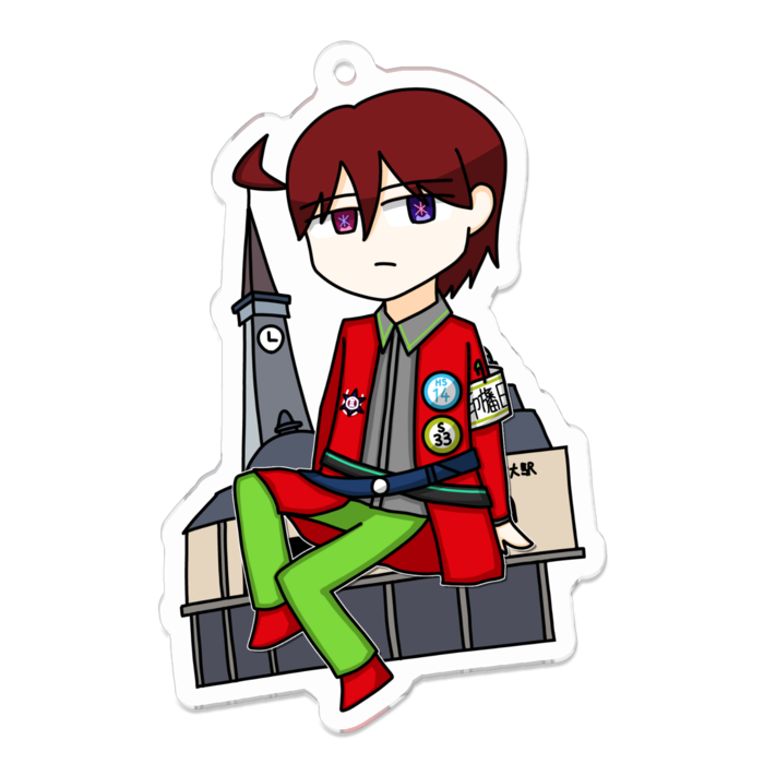 アクリルキーホルダー - 70 x 70 (mm)