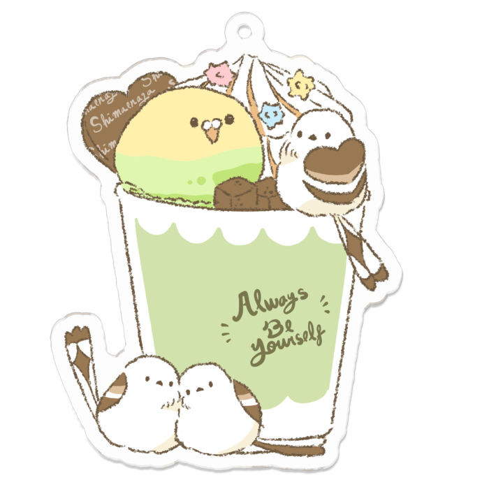 アクリルキーホルダー - 70 x 70 (mm)