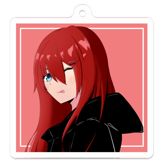 アクリルキーホルダー - 50 x 50 (mm)