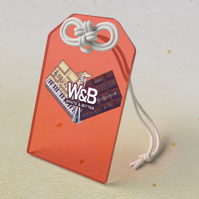 アクリルお守り レッド