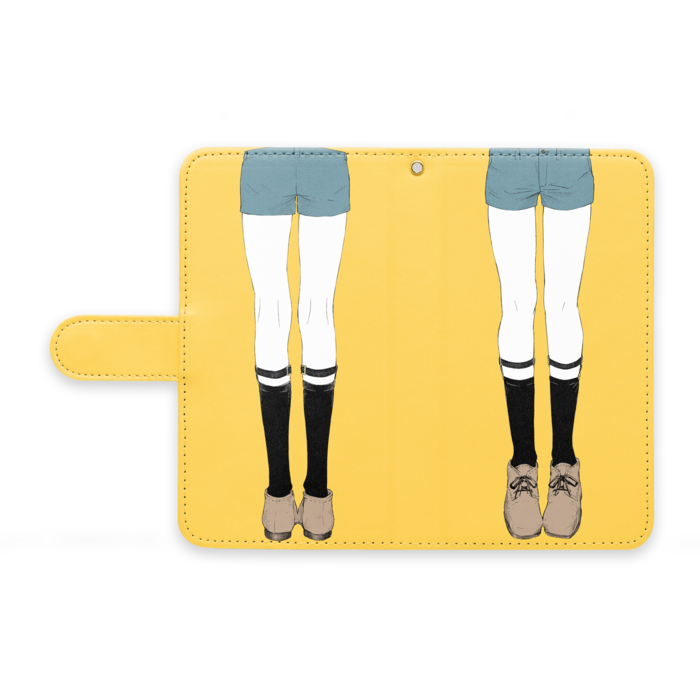 手帳型Androidケース - M - ストラップ穴 あり