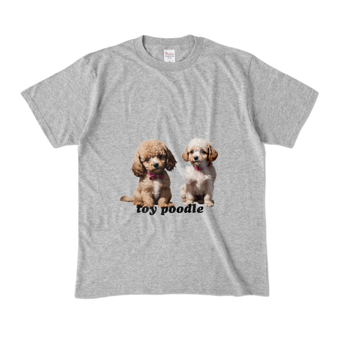 カラーTシャツ - M - 杢グレー (濃色)