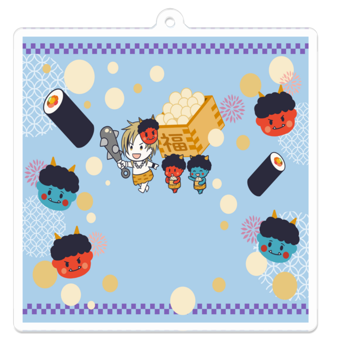 アクリルキーホルダー - 70 x 70 (mm)