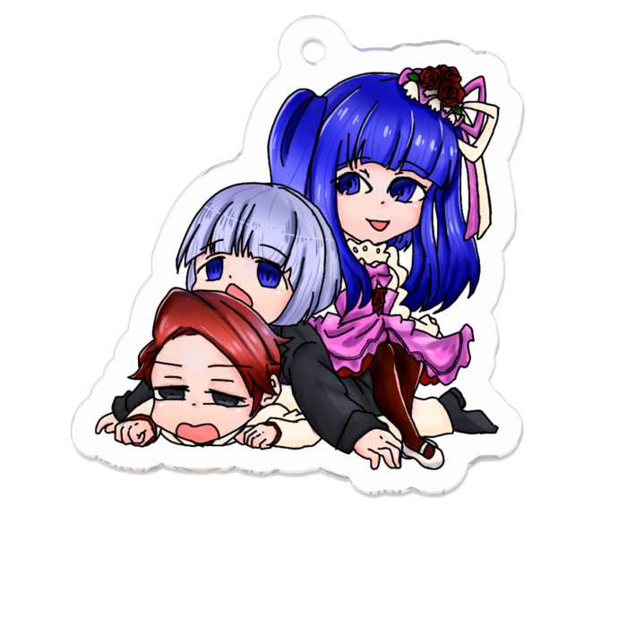 アクリルキーホルダー - 50 x 50 (mm)