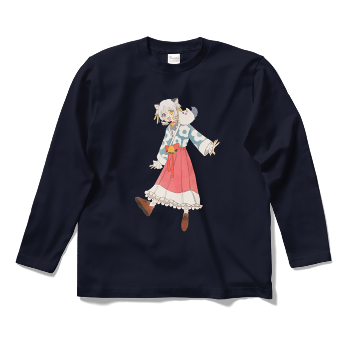 ロングスリーブTシャツ - S - ネイビー