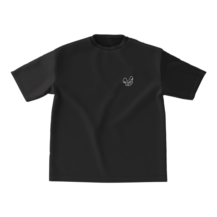 【さらみ】ホログラムTシャツ - M - ブラック