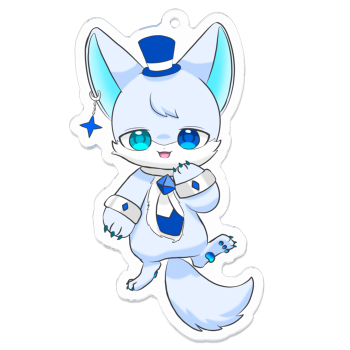 アクリルキーホルダー - 70 x 70 (mm)