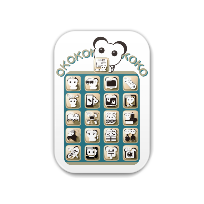 缶バッジ - 角丸 51x76mm