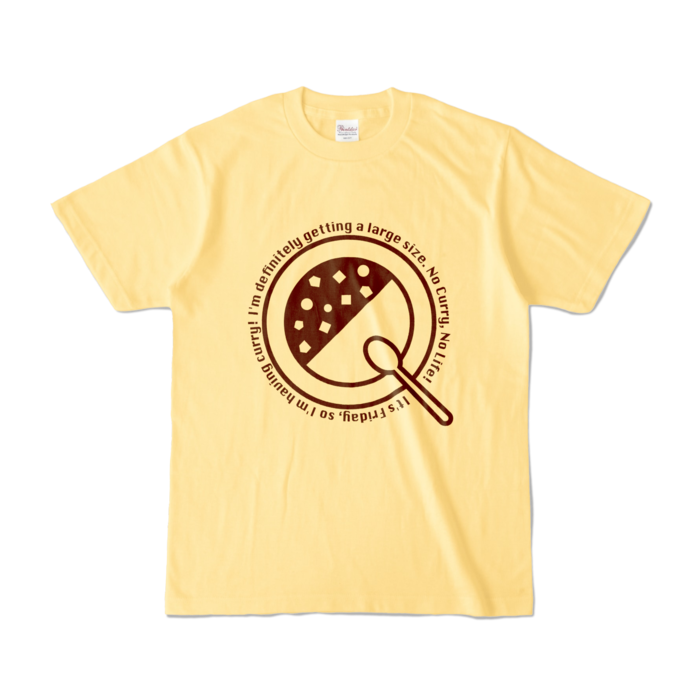 カラーTシャツ - S - ライトイエロー （淡色）