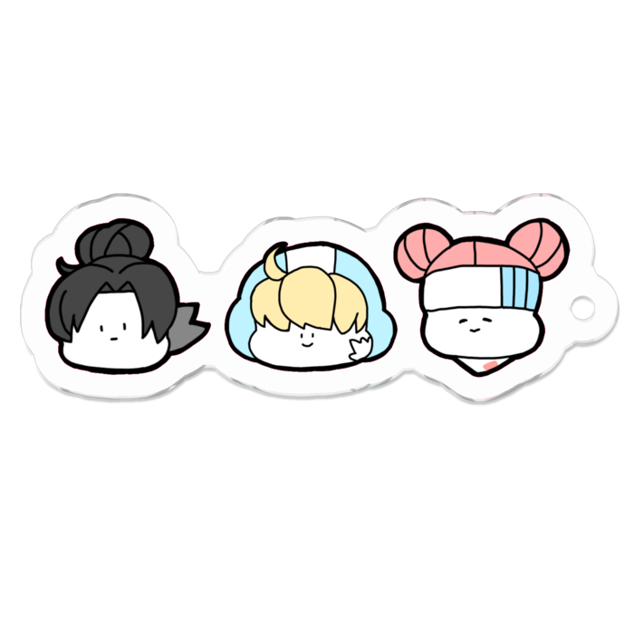 アクリルキーホルダー - 50 x 50 (mm)