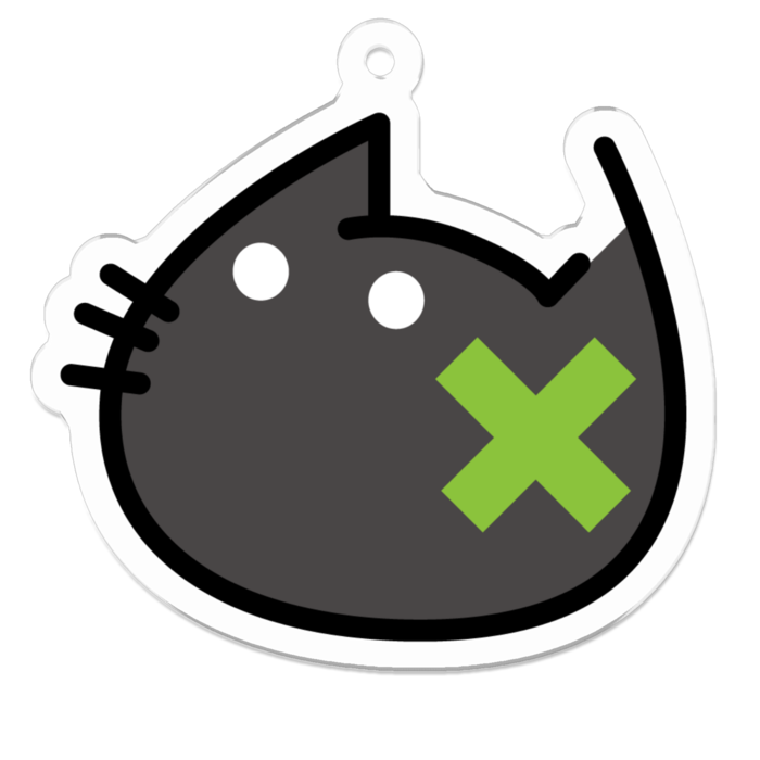 アクリルキーホルダー(コーティング) - 50 x 50 (mm)