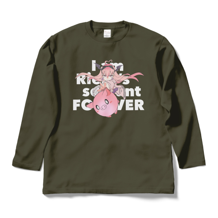 ロングスリーブTシャツ - L - アーミーグリーン