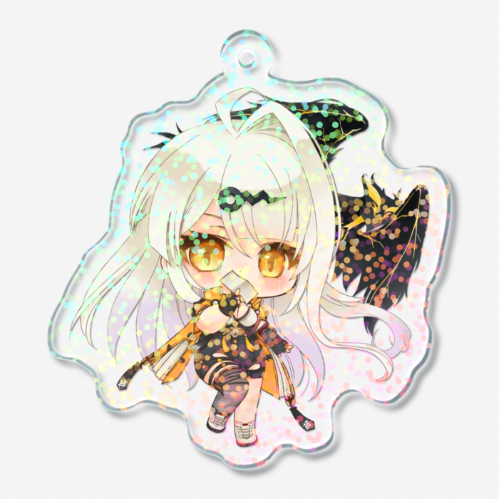 ホログラムアクリルキーホルダー - 50 × 50mm(2)