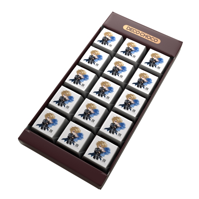 2.ファルカxフリンズ DECOチョコ - 全て同様のデザイン