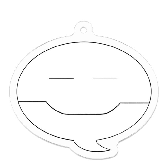 アクリルキーホルダー - 50 x 50 (mm)