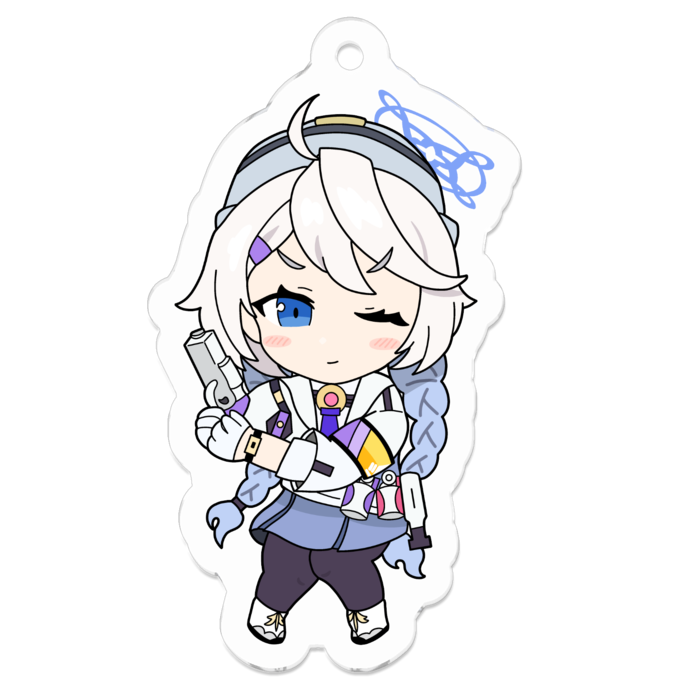 アクリルキーホルダー - 50 x 50 (mm)