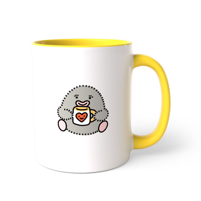 ツートンカラーマグカップ - 直径 8.2cm / 高さ 9.5cm