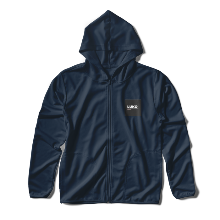 ジップパーカー - S - ネイビー