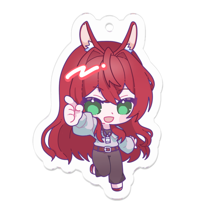 アクリルキーホルダー - 50 x 50 (mm)