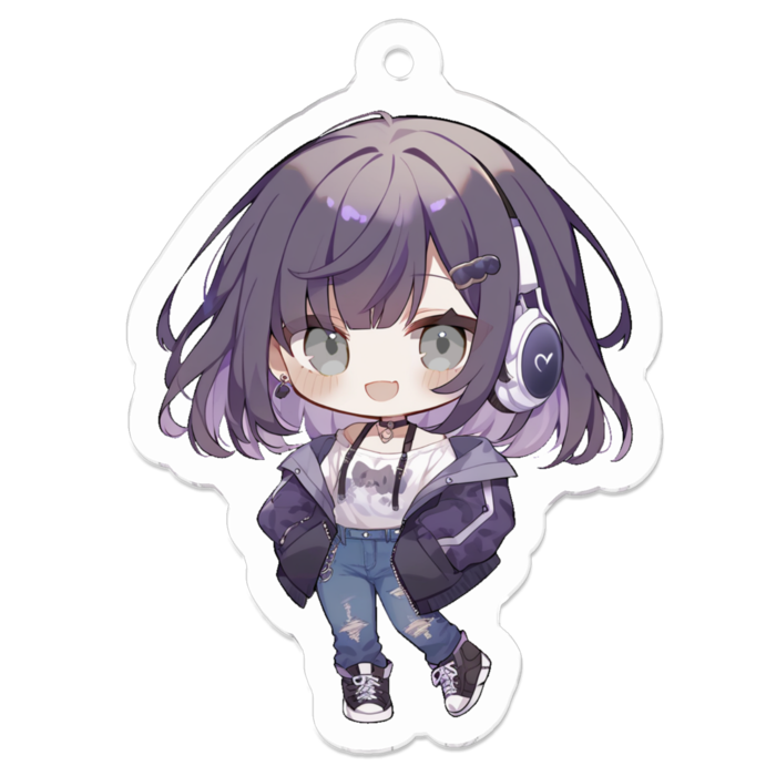 アクリルキーホルダー - 50 x 50 (mm)