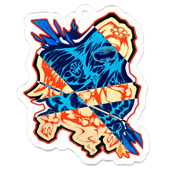 アクリルキーホルダー - 50 x 50 (mm)