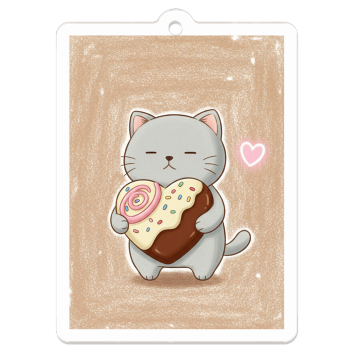 アクリルキーホルダー - 50 x 50 (mm)