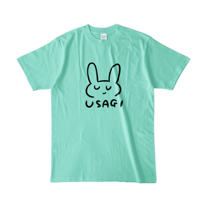 カラーTシャツ(淡色) - L - アイスグリーン