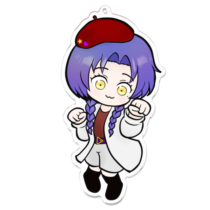 アクリルキーホルダー - 100 x 100 (mm)