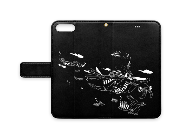 手帳型iPhoneケース - iPhone 8 Plus / 7 Plus - ストラップ穴 あり