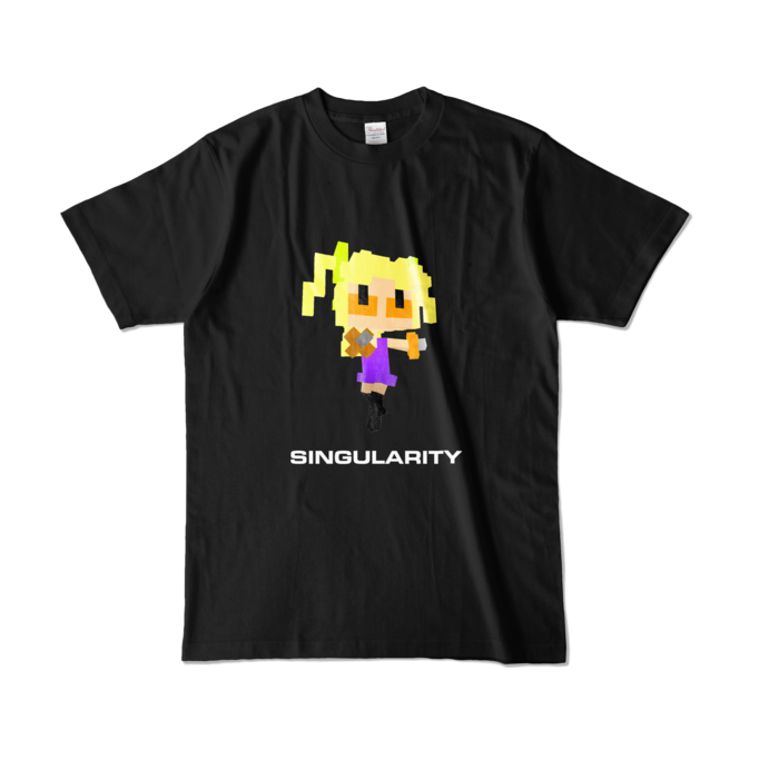 カラーTシャツ - L - ブラック