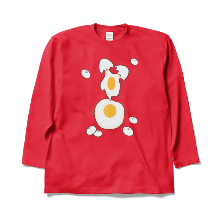 ロングスリーブTシャツ - XL - レッド