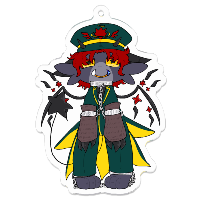 アクリルキーホルダー - 70 x 70 (mm)