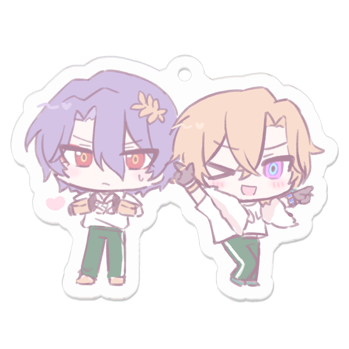 アクリルキーホルダー - 50 x 50 (mm)