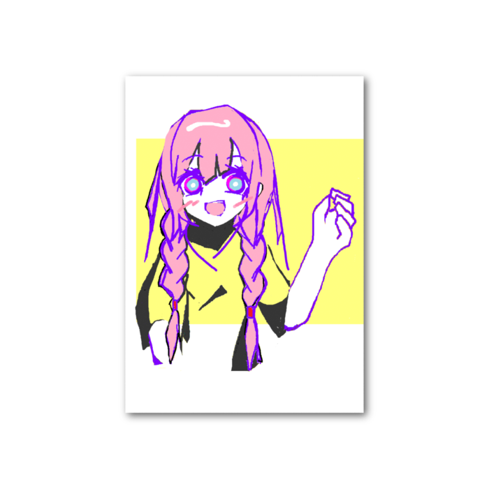 フォト風カード - 縦 - 片面