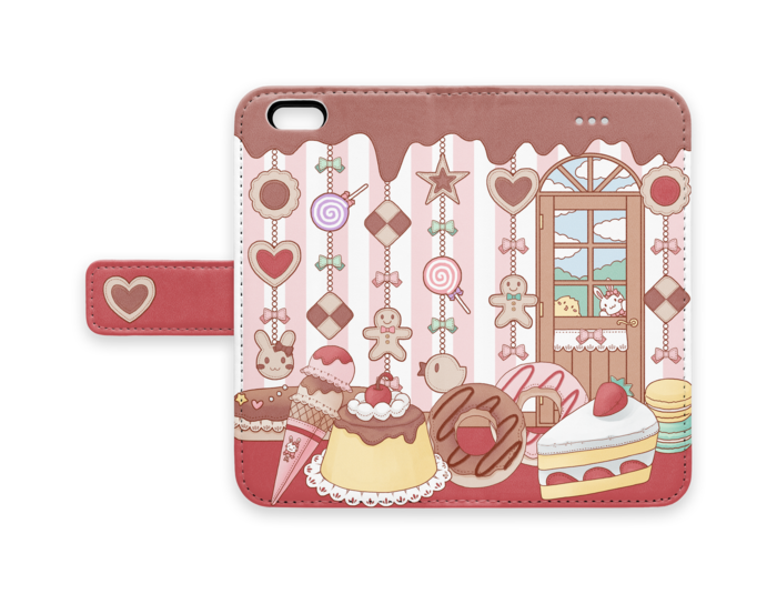 手帳型iPhoneケース - iPhone 6 / 6s - ストラップ穴 なし