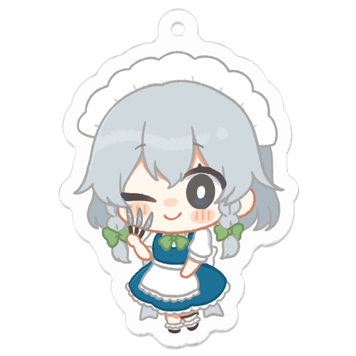 アクリルキーホルダー - 50 x 50 (mm)