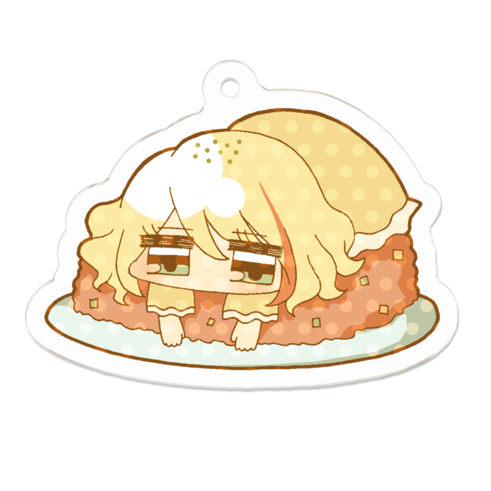 アクリルキーホルダー - 50 x 50 (mm)