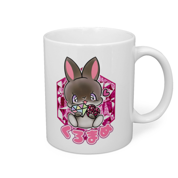 マグカップ - 直径 8 cm / 高さ 9.5 cm